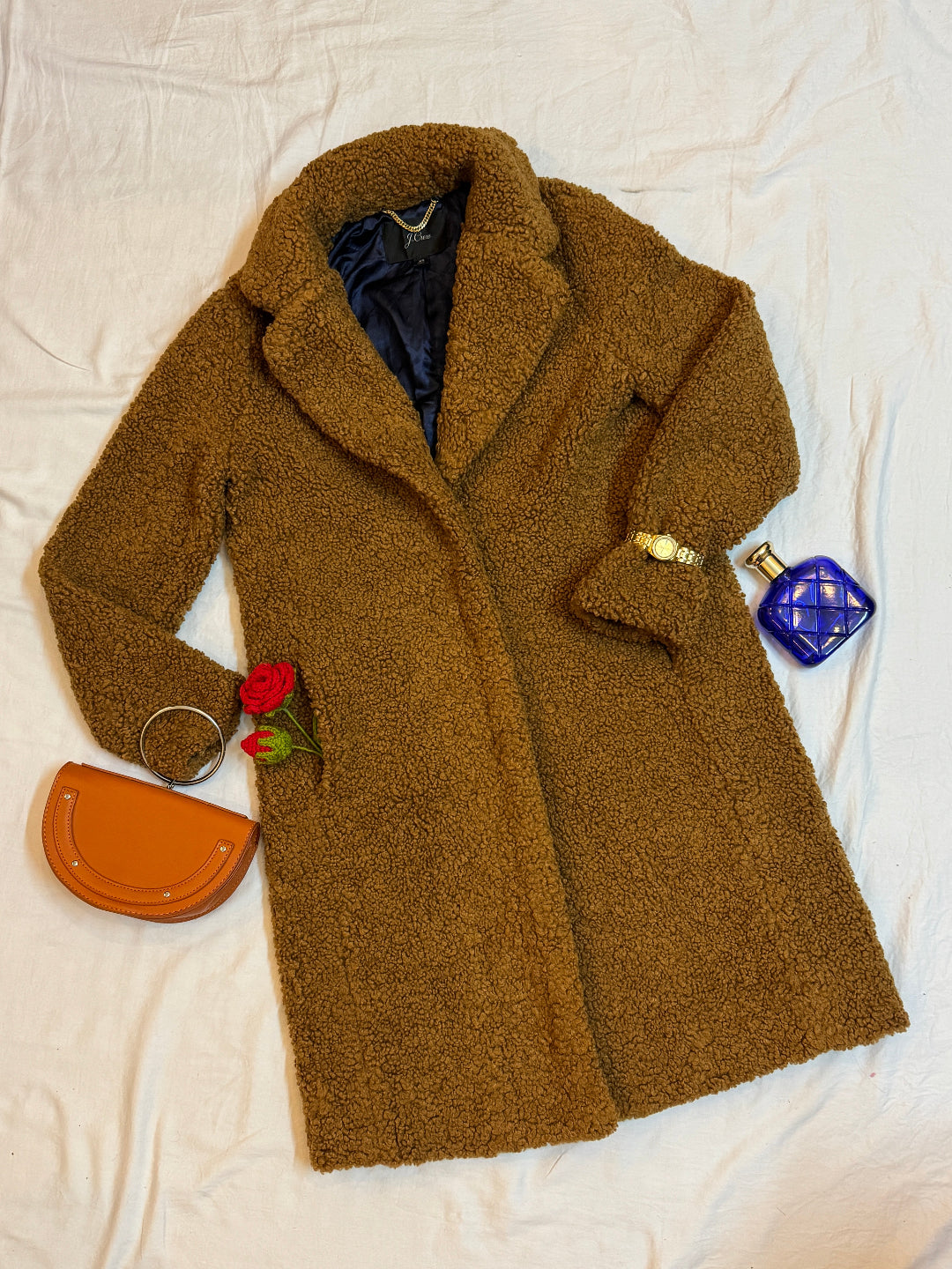 J.CREW (CONDITION : PREMIUM PLUS)TEDDY WOOL COAT