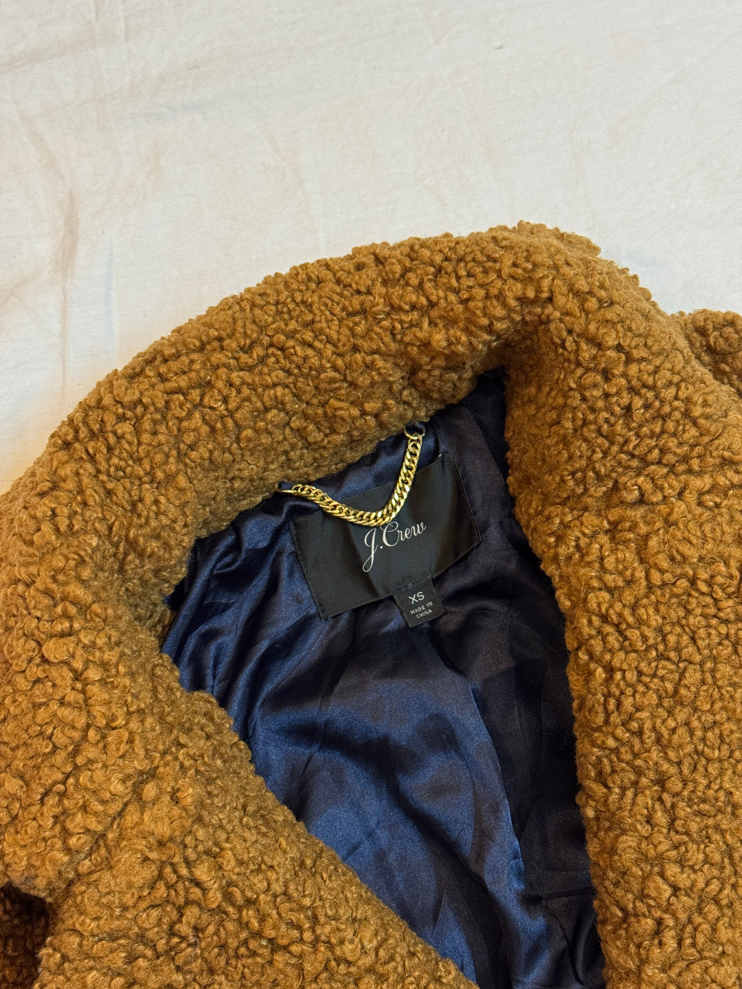 J.CREW (CONDITION : PREMIUM PLUS)TEDDY WOOL COAT